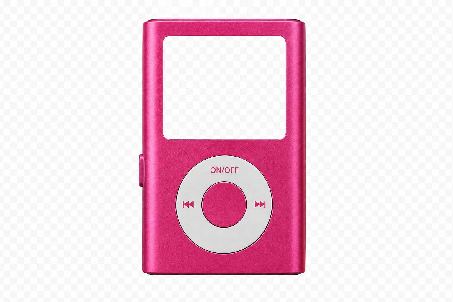 Pink MP3 player
